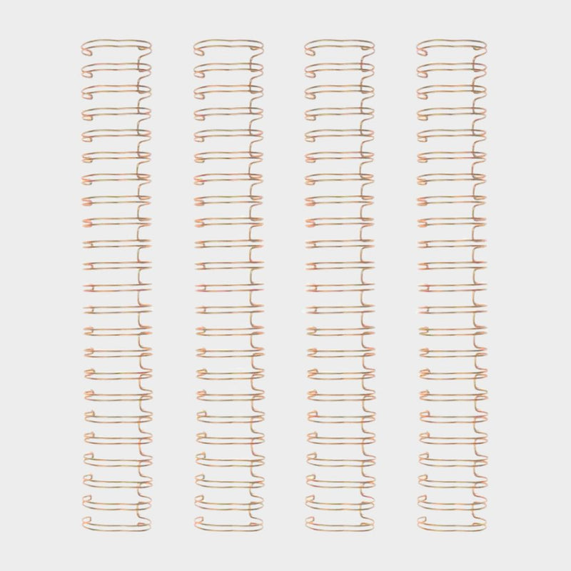 Set 4 Espirales Oro Rosa 1,6cm Cinch We R Makers