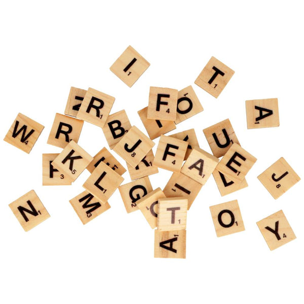 Set 100 Piezas Alfabeto Madera Scrabble 2x1,8 Cm X 4 Mm Artemio (1)