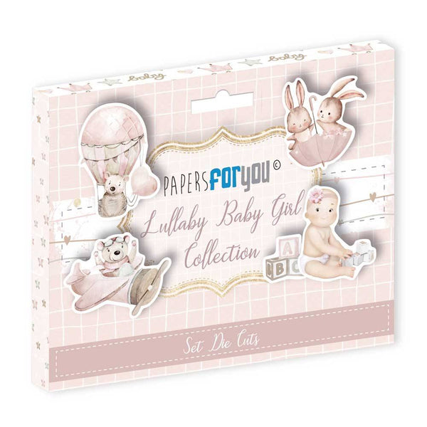 Die Cuts Lullaby Baby Girl Papers For You