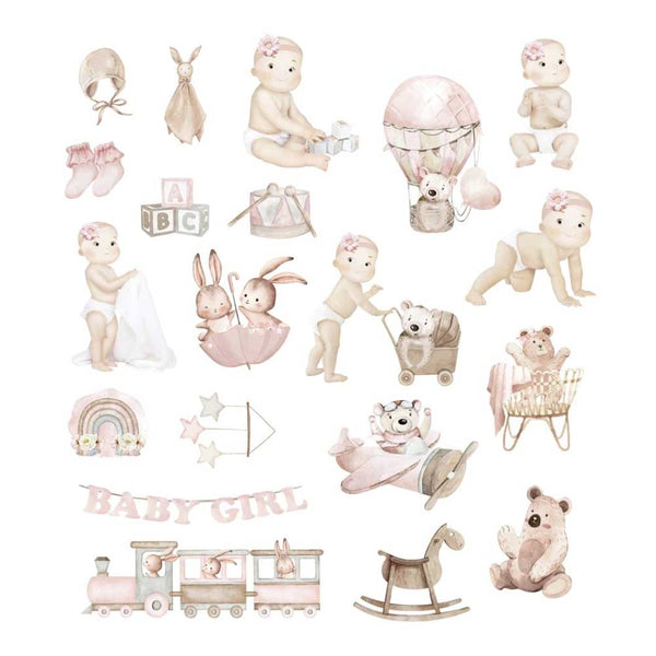Die Cuts Lullaby Baby Girl Papers For You (1)