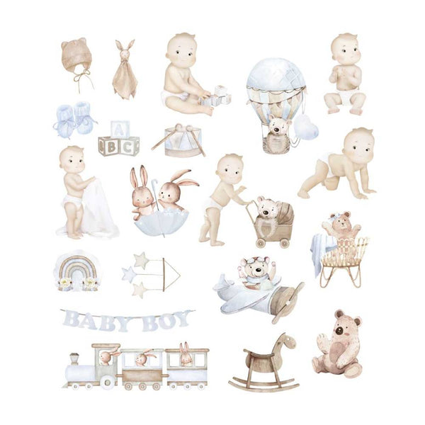 Die Cuts Lullaby Baby Boy Papers For You (1)