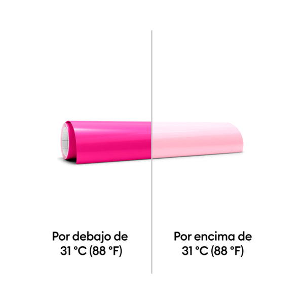 Vinilo Adhesivo Colour Change Frío Rosa Fucsia 30x61 Cricut (1)