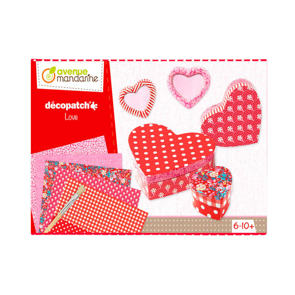 Caja Creativa Décopatch Amor Avenue Mandarine