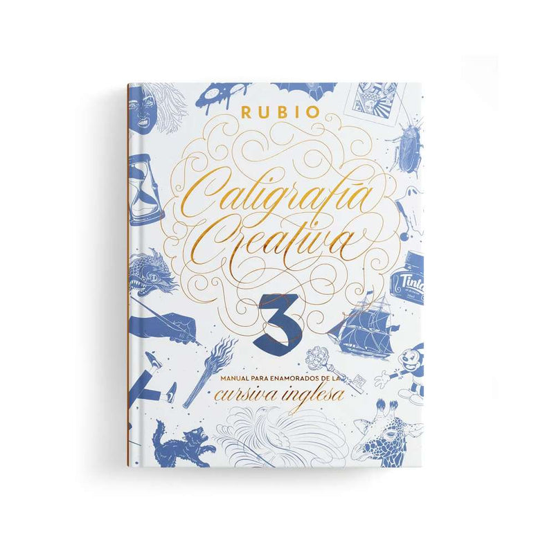 Libro Caligrafía Creativa 3 Cursiva Inglesa Rubio