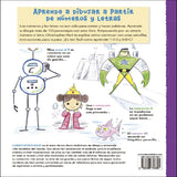 Libro de dibujo infantil, Dibujar caricaturas con números y letras, de la Editorial El Drac - milbby tienda de manualidades bellas artes y scrap - contraportada
