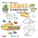 Libro infantil de dibujo, Cómo dibujar Kawaii en sencillos pasos, de la Editorial El Drac - milbby tienda de manualidades bellas artes y scrap - portada
