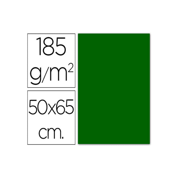 Cartulina Iris Verde Villar 50x65 185gr Canson