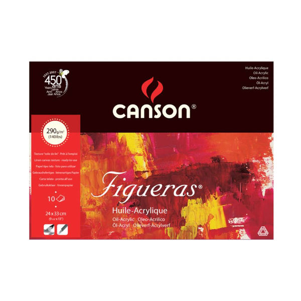 Bloc Figueras Entelado 290gr 24 x 33 Canson