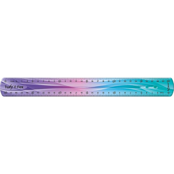 Regla Flexible Twist&Flex Decorada 30cm MAPED - milbby tienda de manualidades bellas artes y scrap