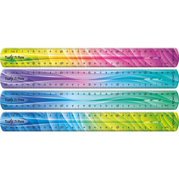 Regla Flexible Twist&Flex Decorada 30cm MAPED - milbby tienda de manualidades bellas artes y scrap