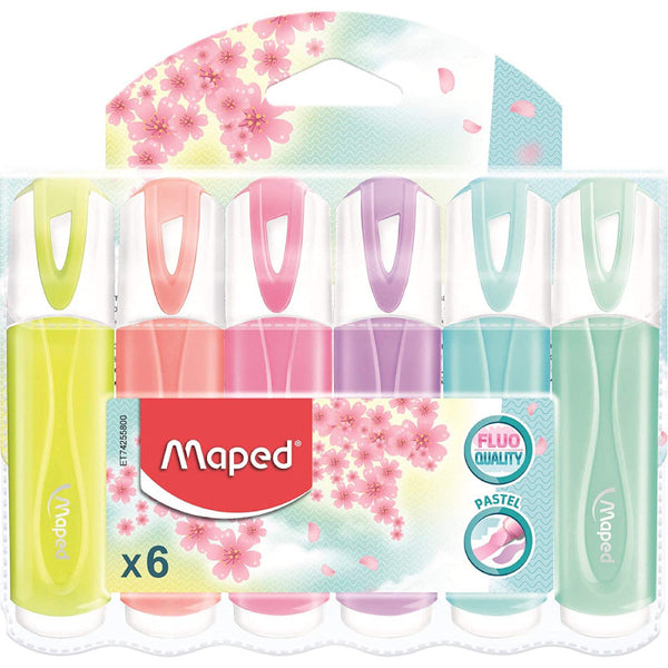 Estuche 6 Marcadores Classic Pastel MAPED