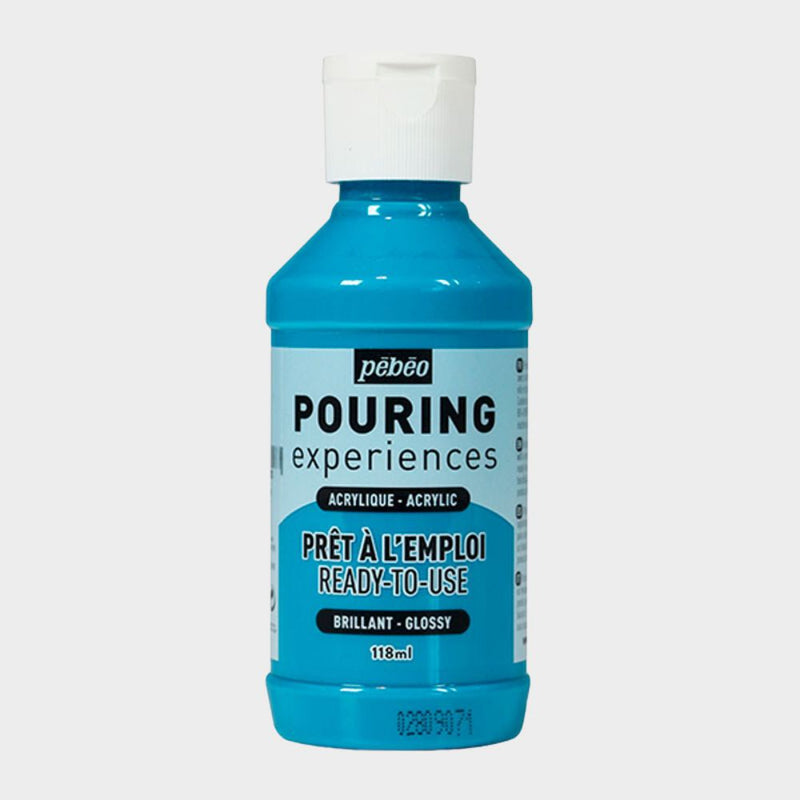 Pouring Azul Turquesa