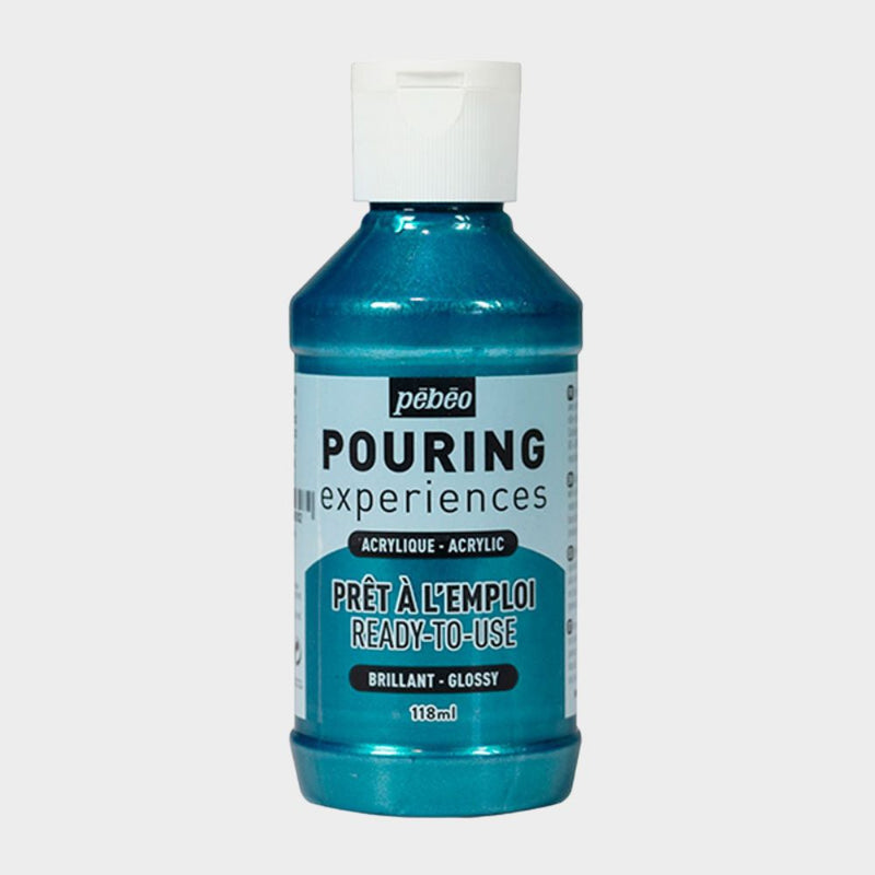 Pouring Azul Cobalto Metálico