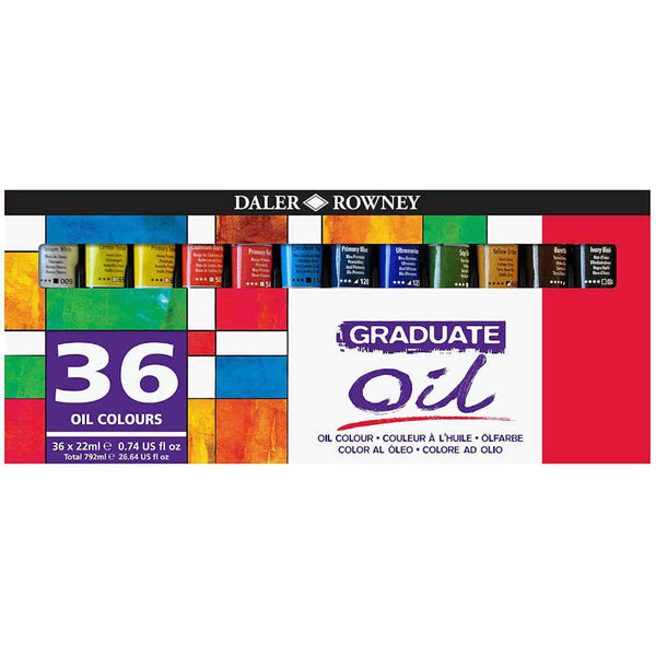 Set Óleos  36x22ml Colores básicos Daler Rowney.
