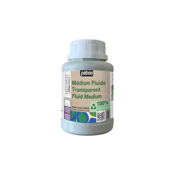 Medium Fluido Transparente Studio Green 225ml Pebeo