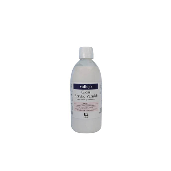 Barniz Acrílico Permanente Brillante 500ml Vallejo