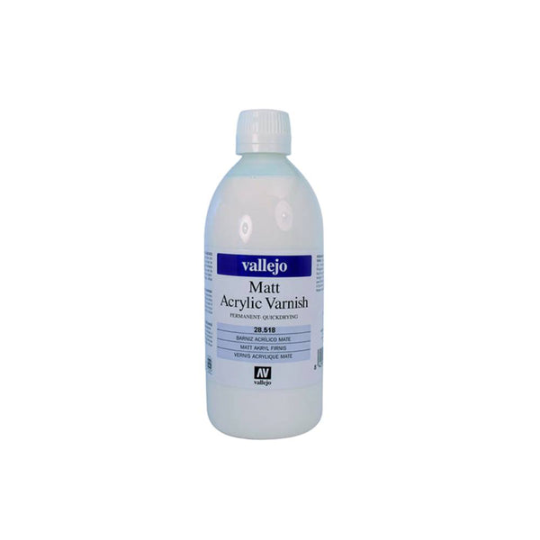 Barniz Acrílico Permanente Mate 500ml Vallejo