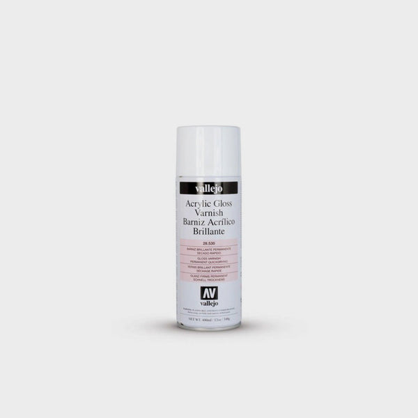 Barniz Spray Brillante 400ml Vallejo