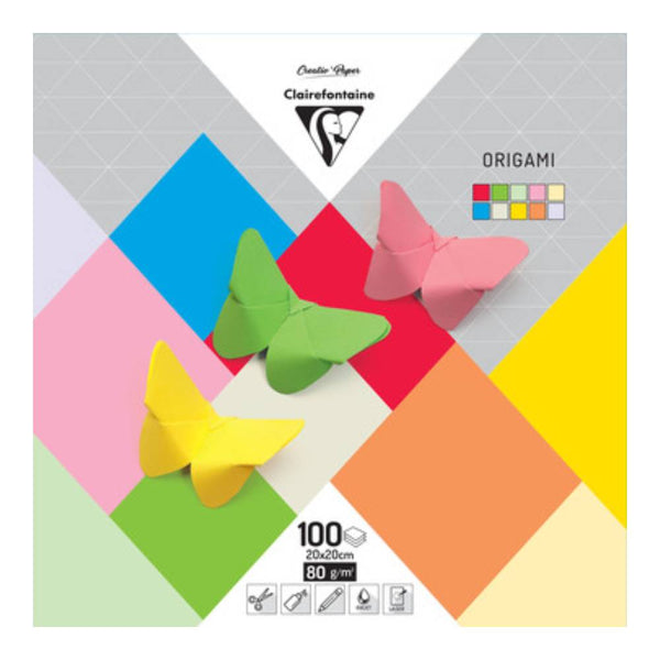 Pack Origami 10 colores 20 x 20 Exaclair