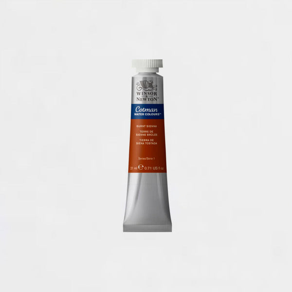 Acuarela en Tubo Cotman 21ml Winsor & Newton & Burnt Sienna (074)