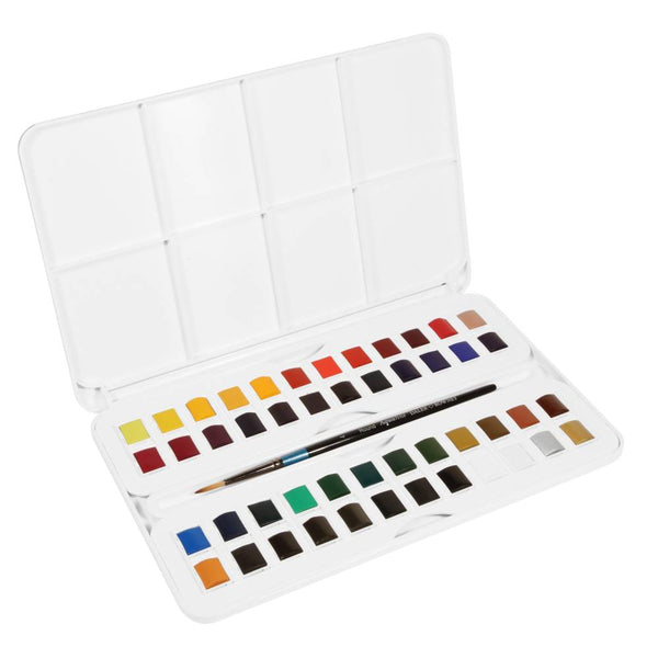 Estuche 48 Acuarelas Aquafine Daler Rowney