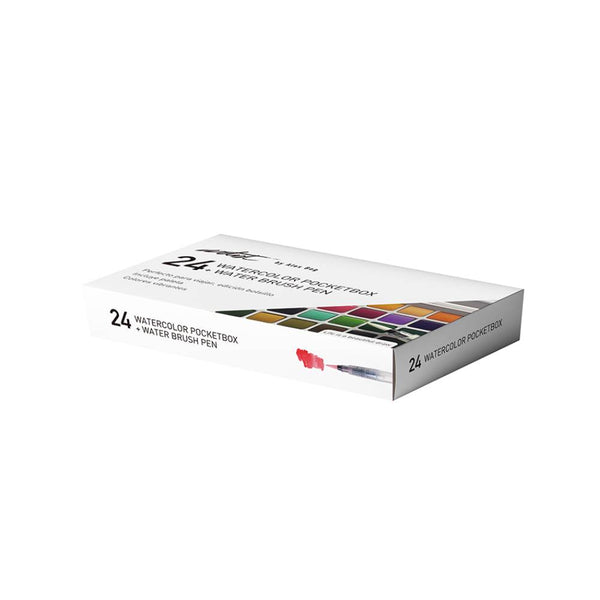 Caja Pocketbox Acuarelas 24 Colores (1)