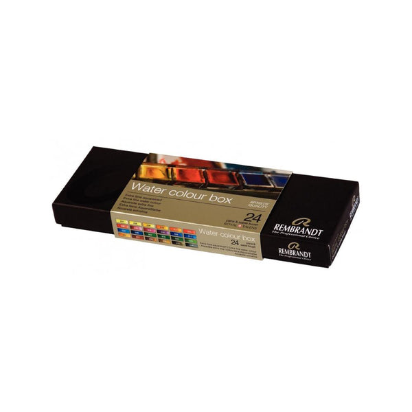 Caja Metal Acuarelas 24 Colores Rembrandt