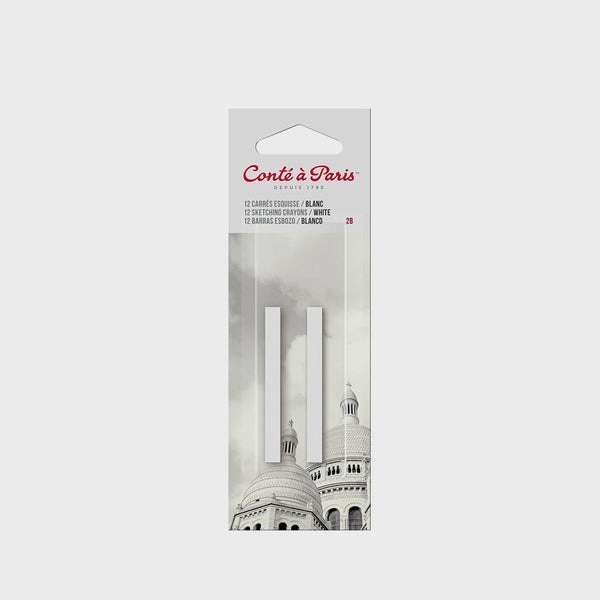Carrés x2 Blancos 2B Ceras de Dibujo Conté à Paris