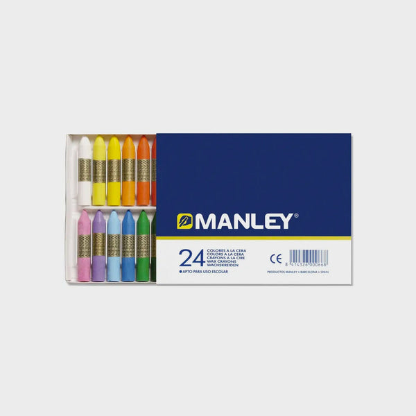 Caja Ceras Manley 24 Colores
