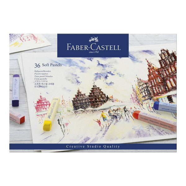 Caja de 36 Pasteles Suaves Goldfaber Faber Castell
