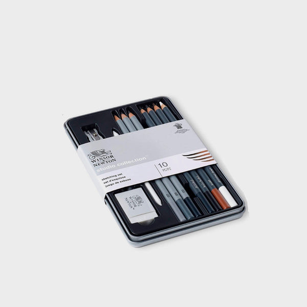 Set Esbozo WINSOR AND NEWTON Studio Collection 10 Piezas (1)