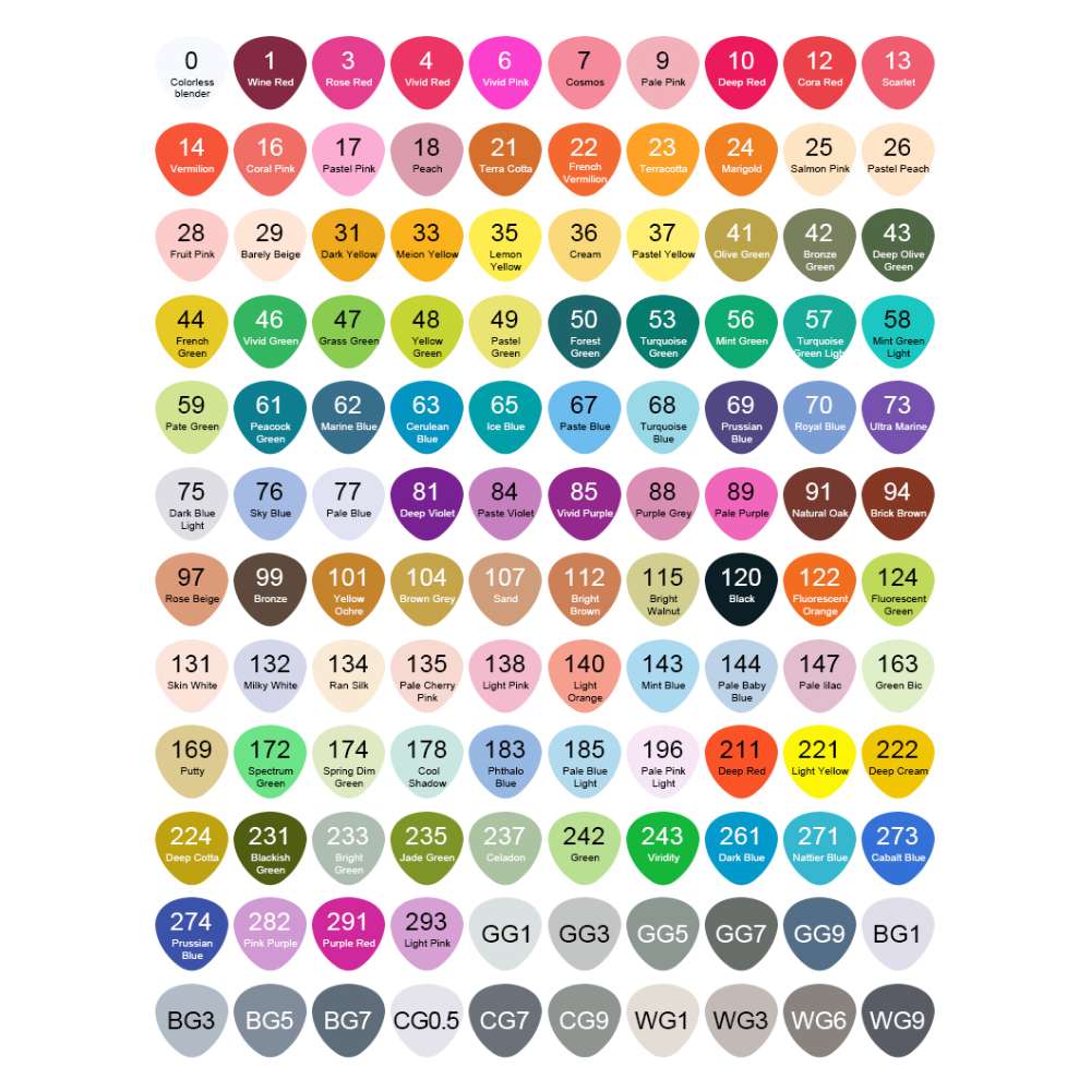 Rotuladores de alcohol estuche 80 colores- Alex Bog- Lloc d'Art