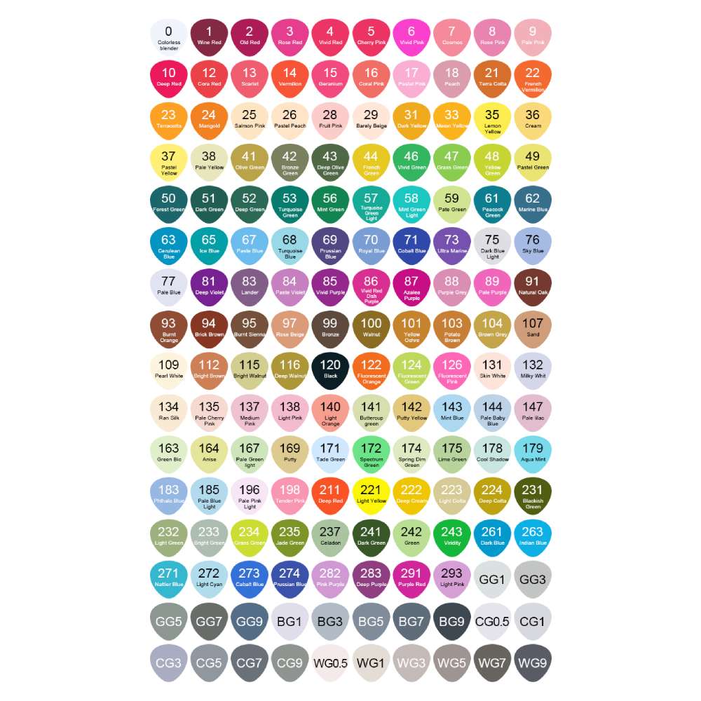 Rotuladores de alcohol estuche 60 colores- Alex Bog- Lloc d'Art