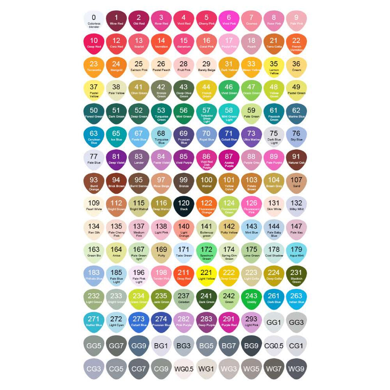 Rotuladores punta pincel base al alcohol estuche 30 colores- Alex Bog- Lloc  d'Art