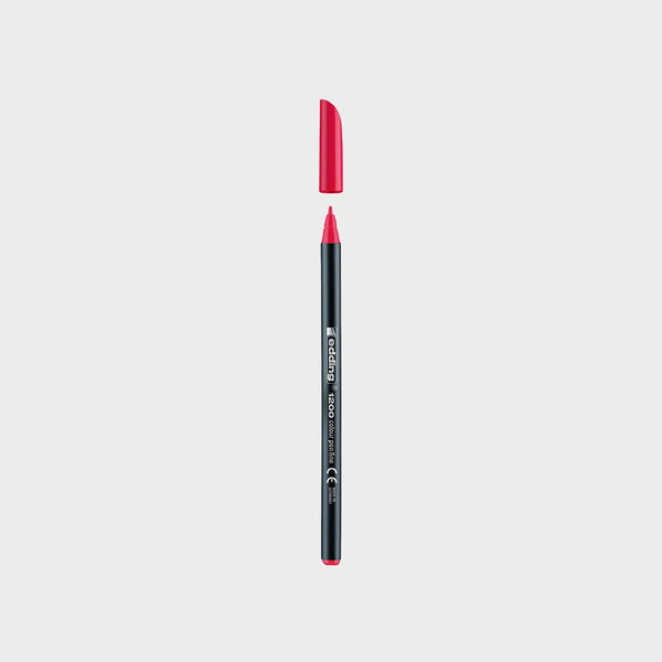 Edding 1200 Pta Fina. Rojo