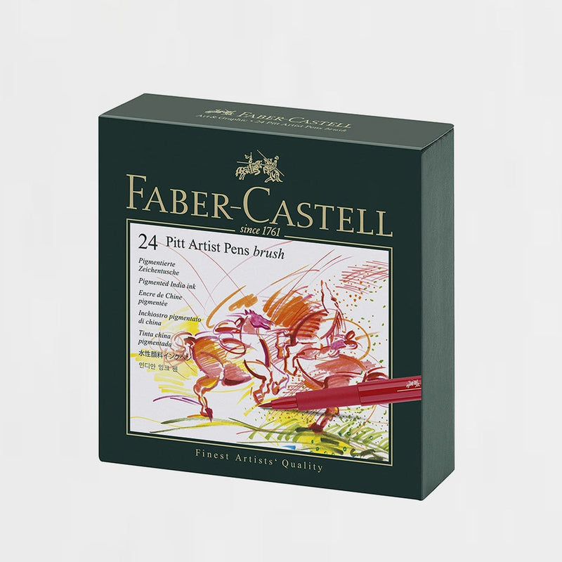 Set 24 Rotuladores Faber-Castell PITT (3)
