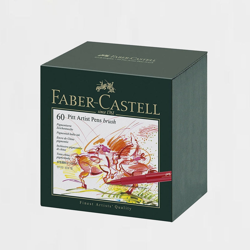 Set 60 Rotuladores Faber-Castell PITT (1)