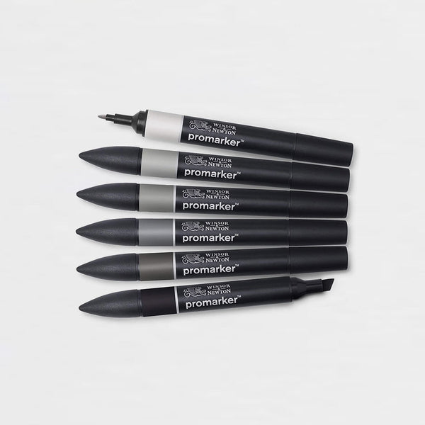 Estuche 6 Rotuladores Promarker Neutros Winsor & Newton