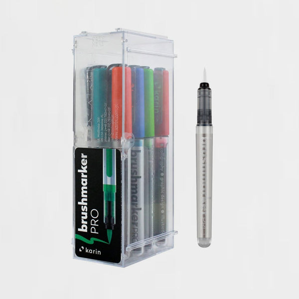 Set 11 Rotuladores Lettering Brushmarker Pro Básicos Karin