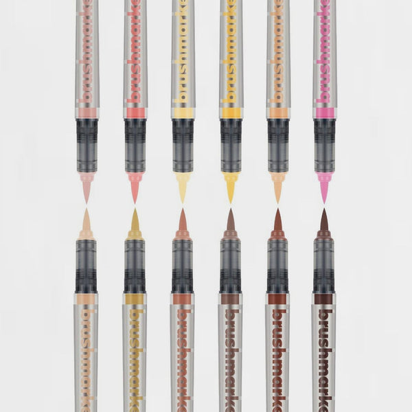 Set 12 Rotuladores Skin Colors BrushMarker PRO KARIN (1)