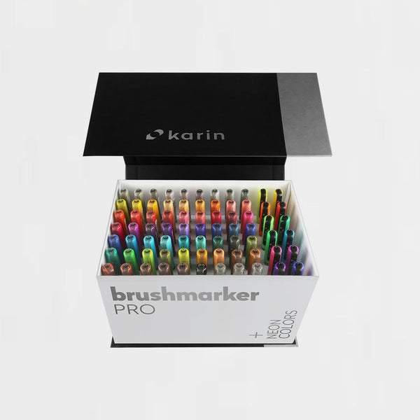 Set 75 Rotuladores Lettering Brushmarker Pro Karin