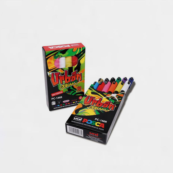Estuche 12 Rotuladores Posca Urban Colours PC-1MR