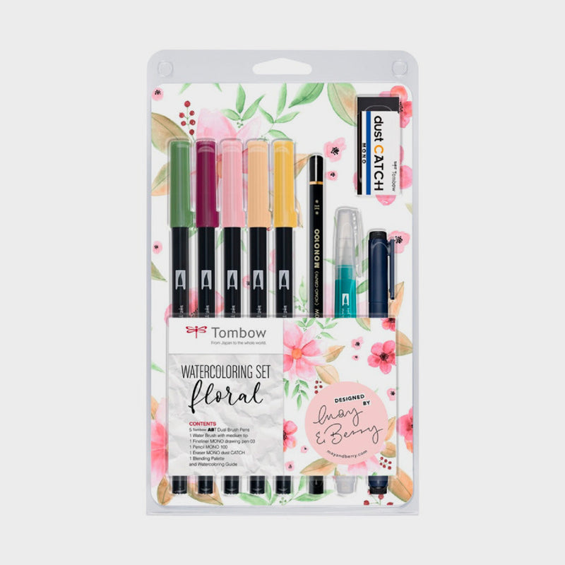 Set Lettering Tombow Floral