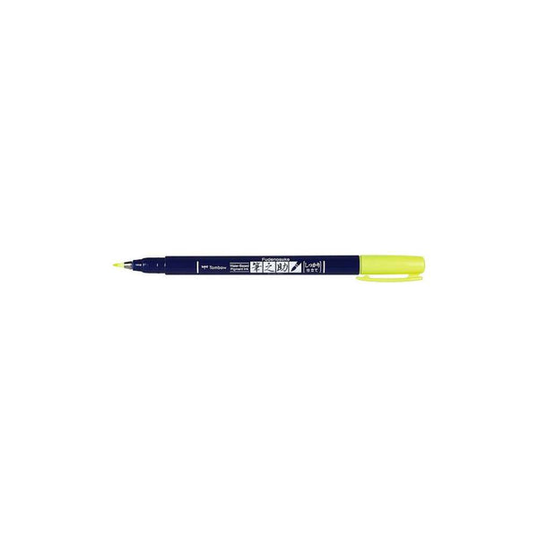 Rotulador Fudenosuke Amarillo Flúor Tombow