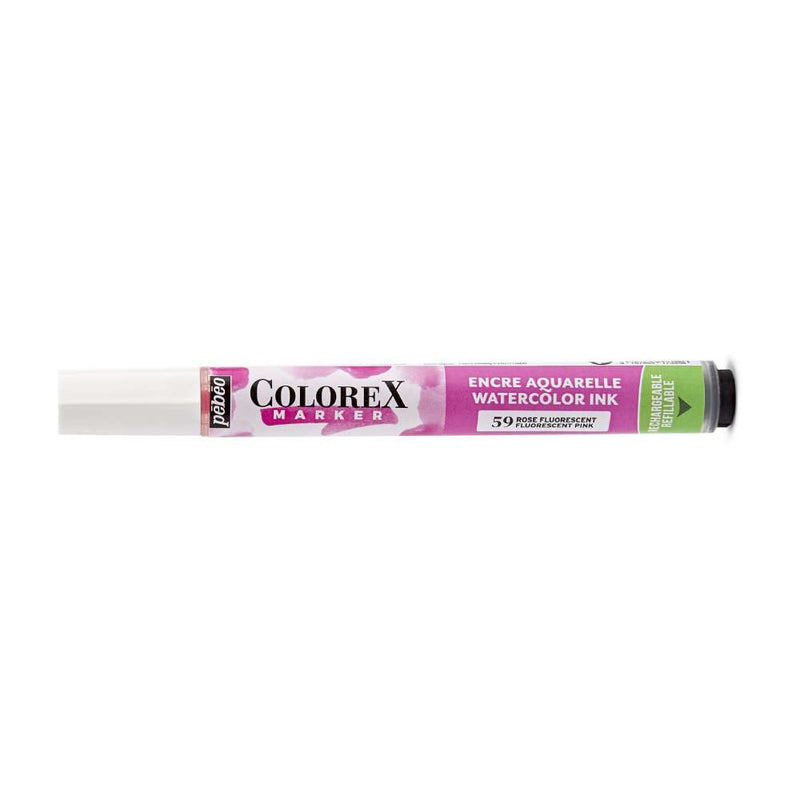 Rotulador Acuarelables Colorex Marker Pebeo & Colorex Rosa Fluorescente