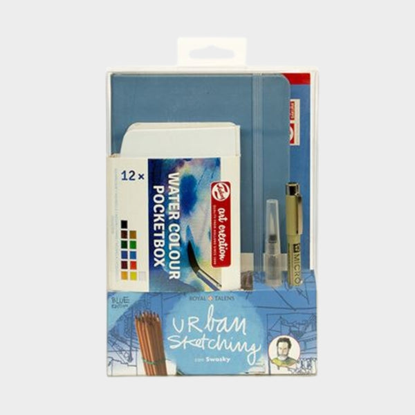 Set Urban Sketching Negro Talens