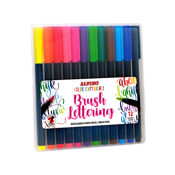Set 12 Rotuladores Brush Lettering Color Experience Alpino