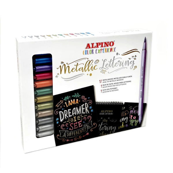 Kit Lettering Metallic Color Experience Alpino