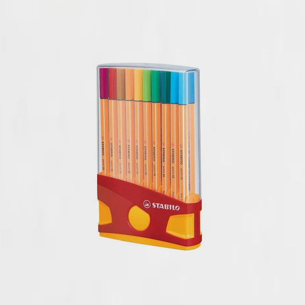 Estuche 20 Rotuladores Punta Fina Stabilo