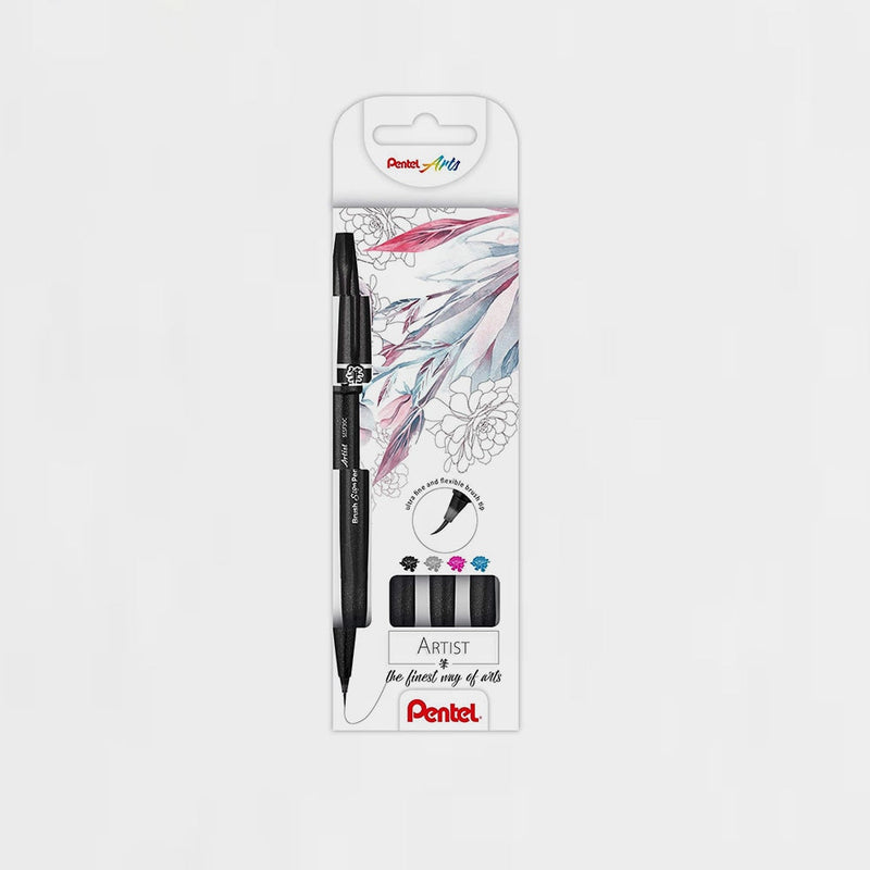 Pack 4 Rotuladores Sign Brush Pen Artist Pentel (4)